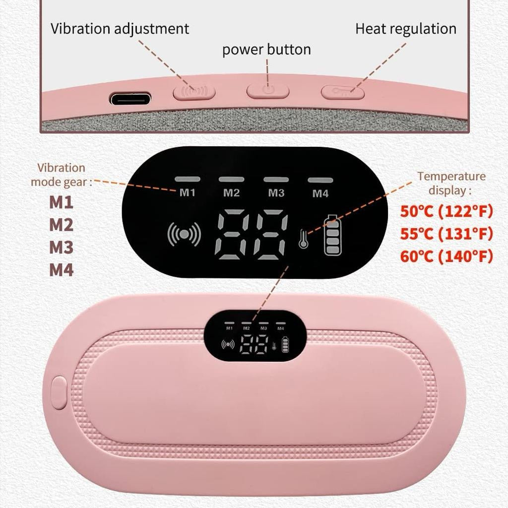 Portable Cordless Menstrual Heating Massager for Cramps